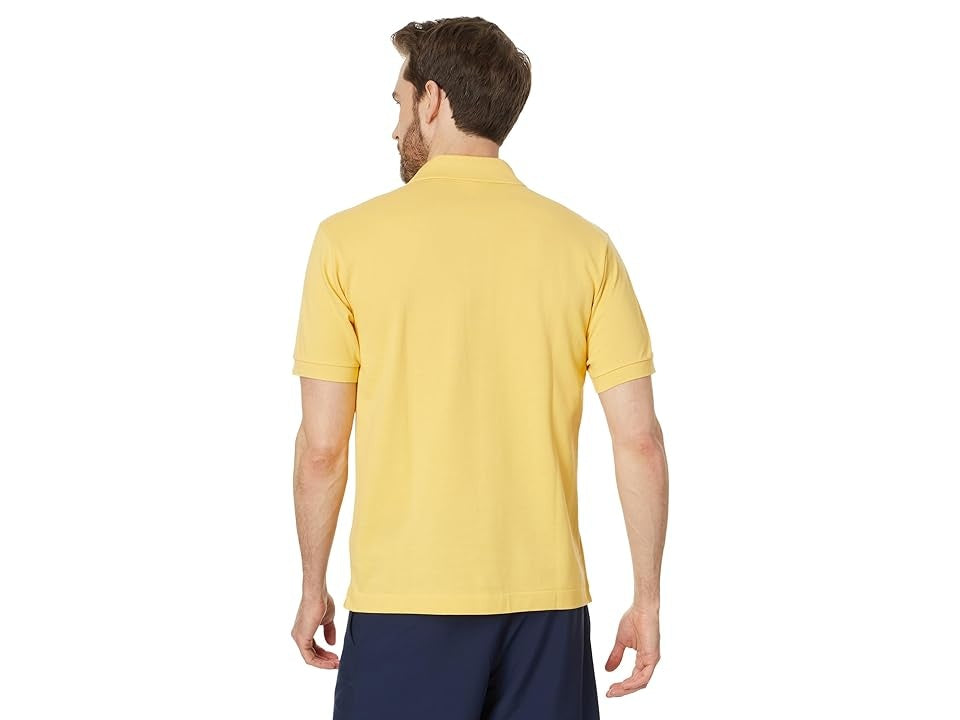 Lacoste Mens Regular fit Short Sleeve Polo Shirt 7 2XL Yellow Solid