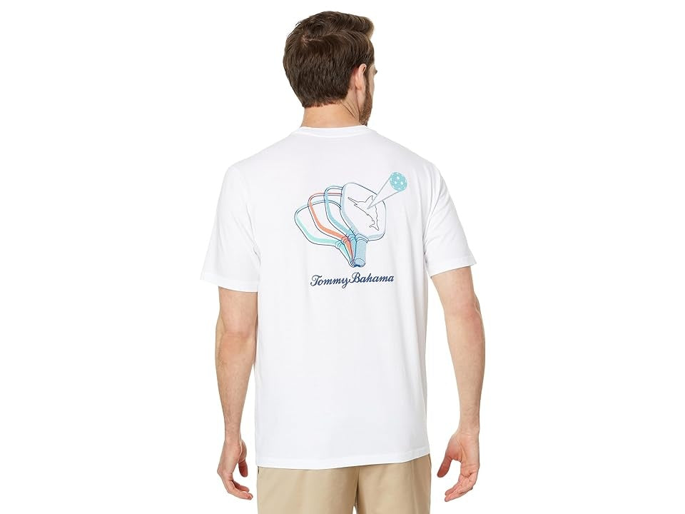 Tommy Bahama Mens Regular fit Short Sleeve Graphic T-Shirt Shirt XXL White