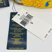 Polo Ralph Lauren Belt Woven Braided Men’s Small Yellow Blue Pony Small