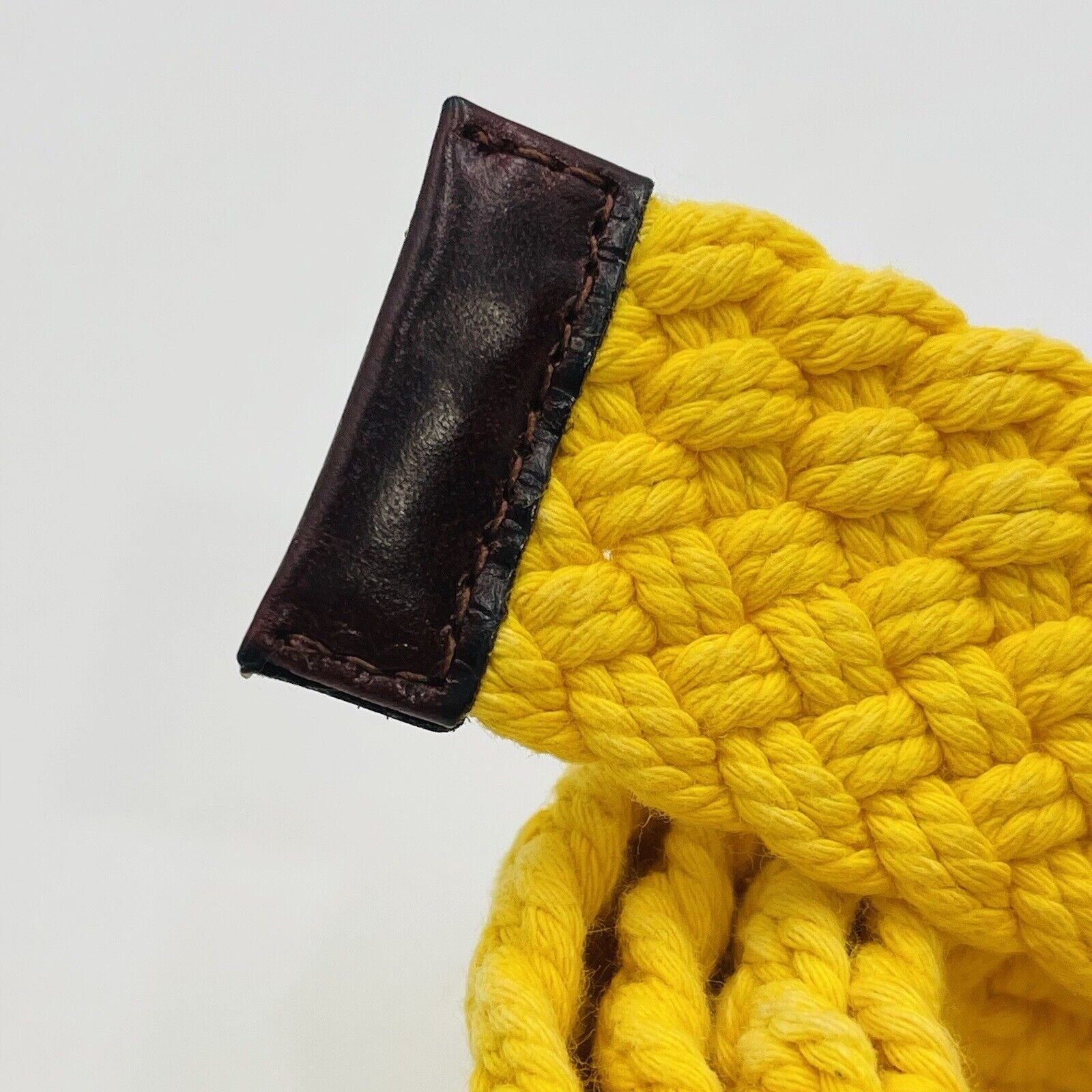 Polo Ralph Lauren Belt Woven Braided Men’s Small Yellow Blue Pony Small