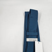 Perry Ellis Portfolio Men's Geometric Tie Teal Blue Necktie