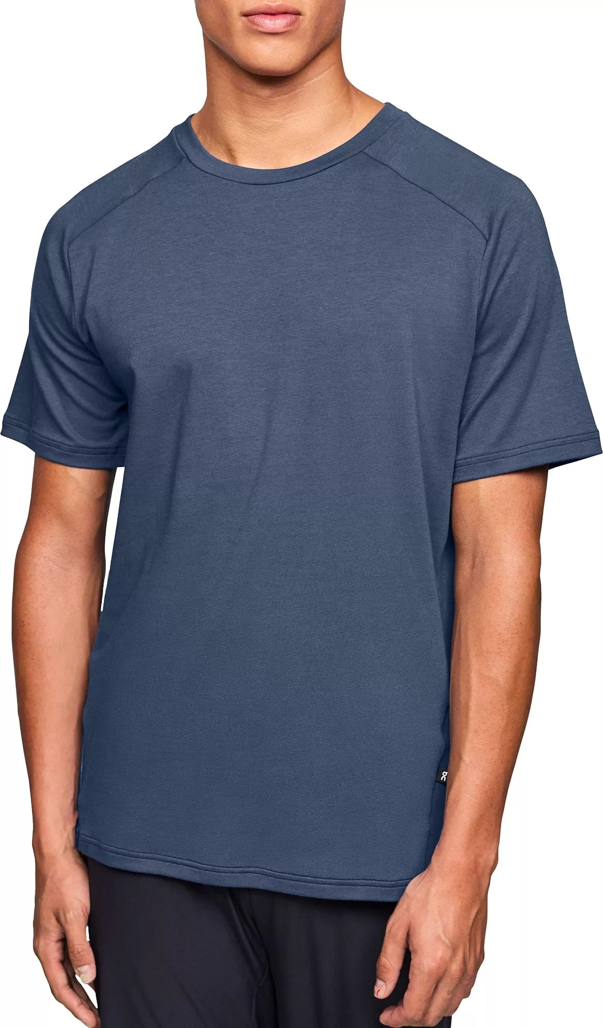 On Mens Regular fit Short Sleeve T-Shirt Shirt Medium Blue Solid