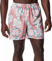 Columbia Mens Regular fit Athletic Shorts Large Pink Floral
