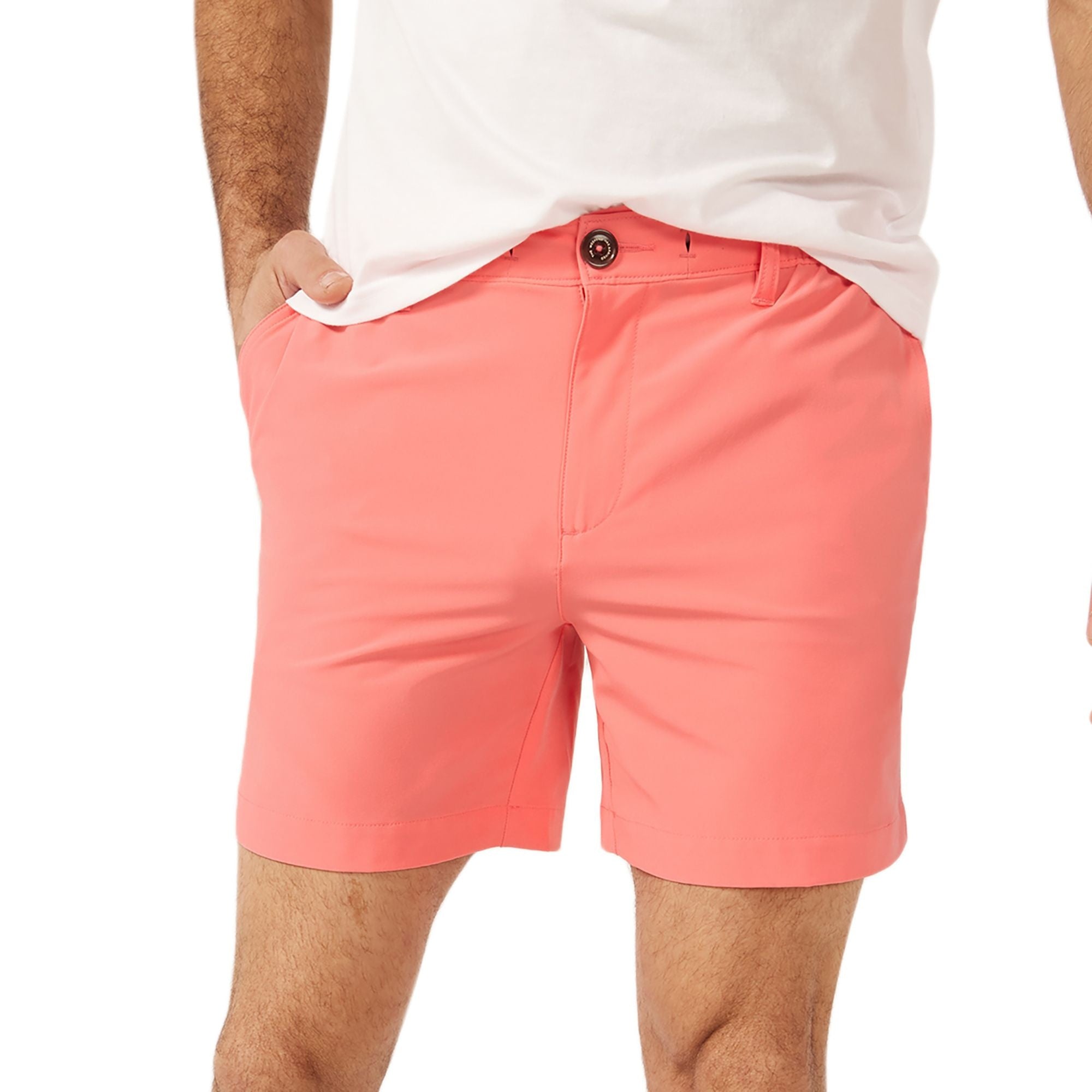 Chubbies Men Regular fit Casual Shorts Medium Pink Solid