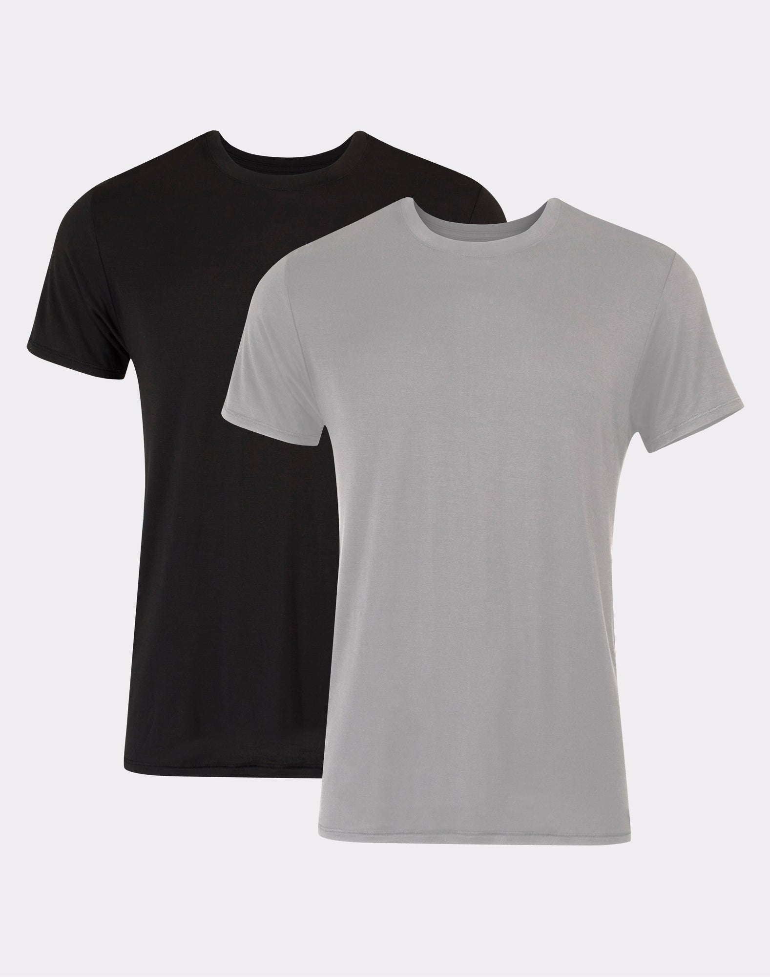 Hanes Mens 2 Pack Crewneck Undershirts Assorted Medium