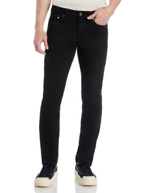 Blk Dnm Mens Slim Fit Jeans Denim Pants 30 x 32 Black Solid