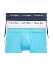 Calvin Klein Cotton Stretch Moisture Wicking Low Rise Trunks Large Pack of 3