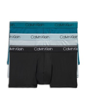 Calvin Klein Mens 3 Pack Classic fit Trunks Underwear Medium Multicolor Stretch