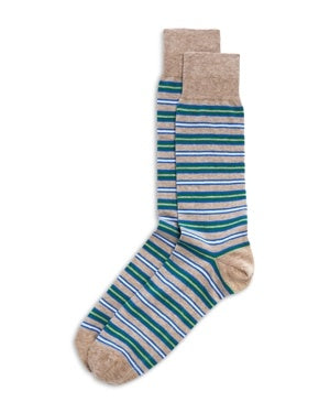 The Men's Store At Private Label Mens Crew Socks 10 / 13 Beige Grey