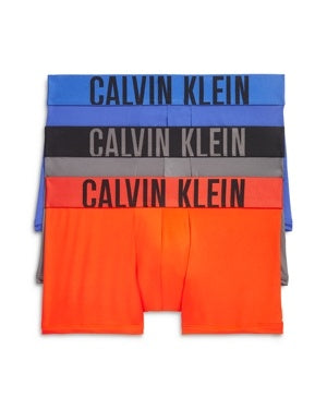 Calvin Klein Mens 3 Pack Classic fit Trunks Underwear XL Orange