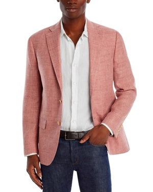 Robert Graham Weave Berry Modern Regular Fit Sport Jacket 40R Sport Coat