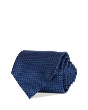The Men's Store At Bloomingdale's Mens Classic Tie Blue Geometric Necktie