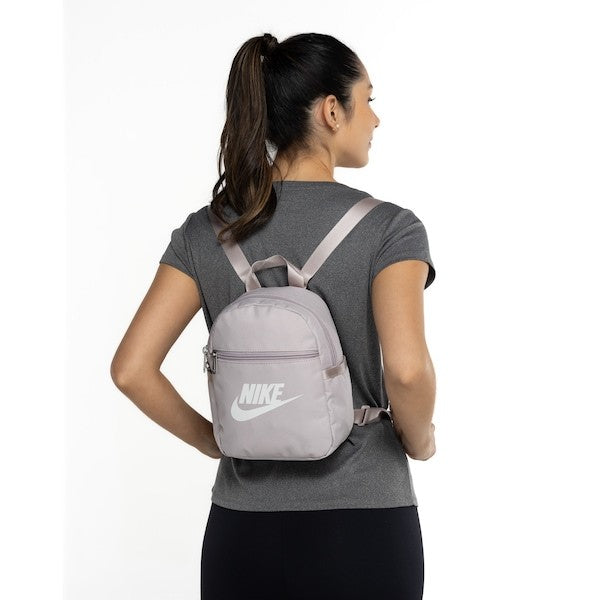 Nike Women's Sportswear Futura Mini Backpack Platinum Violet Purple