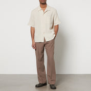 Our Legacy Men Relaxed fit Chinos Pants 34 / 32 Brown Solid