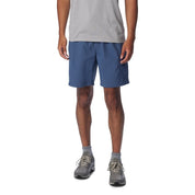 Columbia Mens Regular fit Casual Shorts Large / 8 Blue Solid