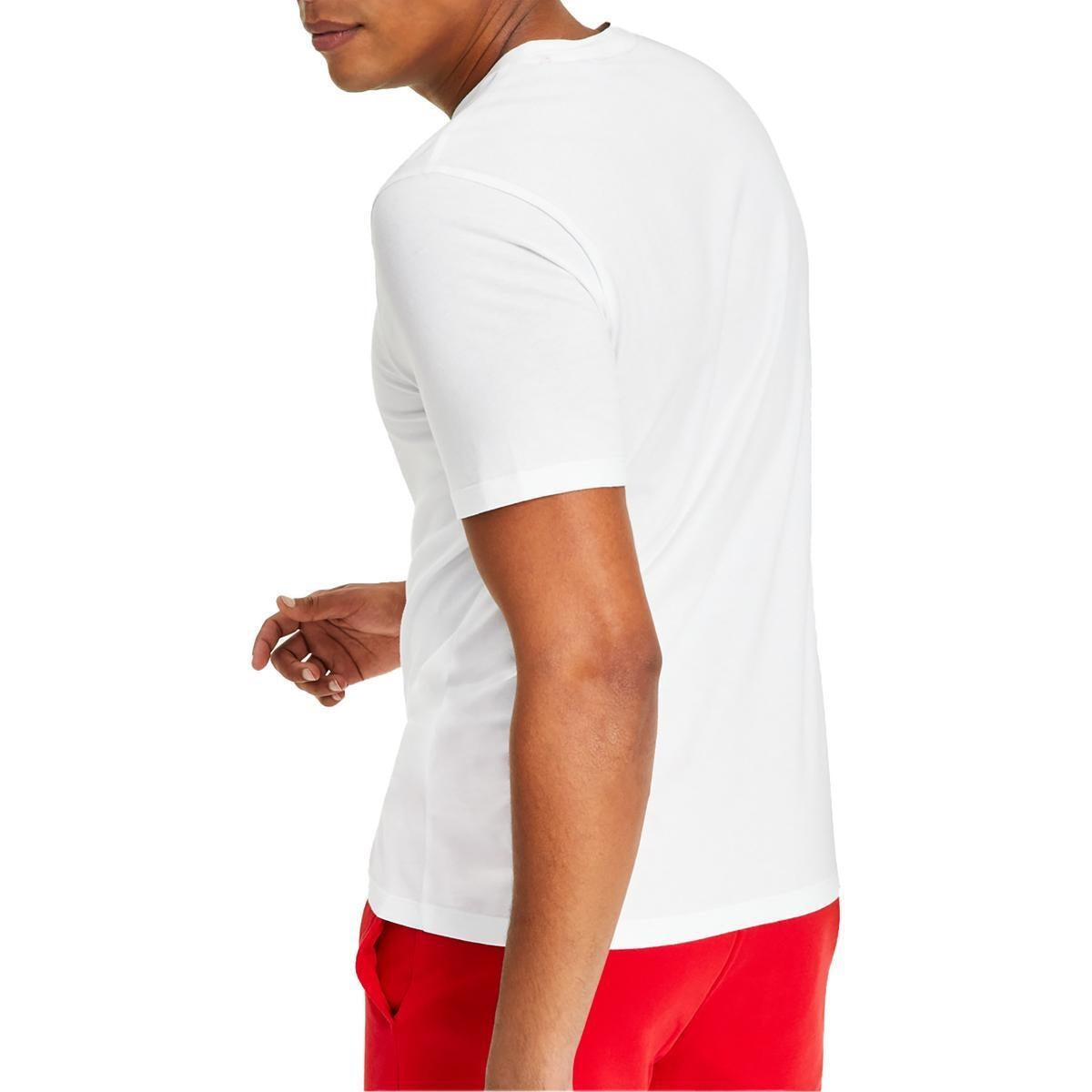 Hugo Boss Men's Logo Short Sleeve T Shirt White 2XL