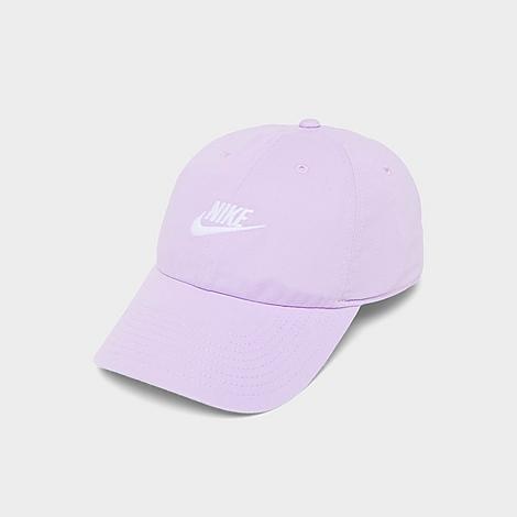 Nike Mens Regular fit Embroidered Logo Baseball Cap Hat Small Purple