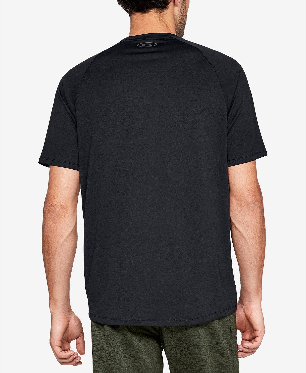 Under Armour Men's Tech Training Short Sleeve Crewneck T Shirt Black Medium