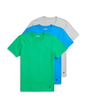 Polo Ralph Lauren Mens 3 Pack Classic fit T-Shirt Underwear Medium Multicolor