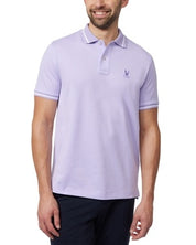 Psycho Bunny Mens Regular fit Polo Shirt XL Light Purple Lilac Solid