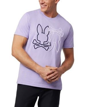 Psycho Bunny Mens Short Sleeve Winton T Shirt Purple XS