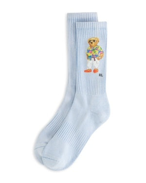 Polo Ralph Lauren Mens Regular fit Crew Socks 10-13 Light Blue