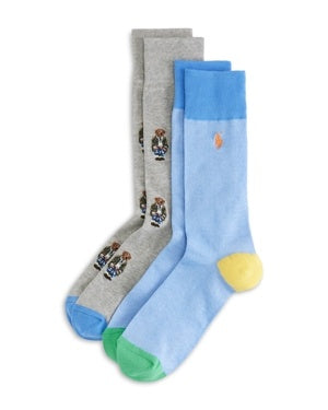 Polo Ralph Lauren Crew Dress Socks, Pack of 2