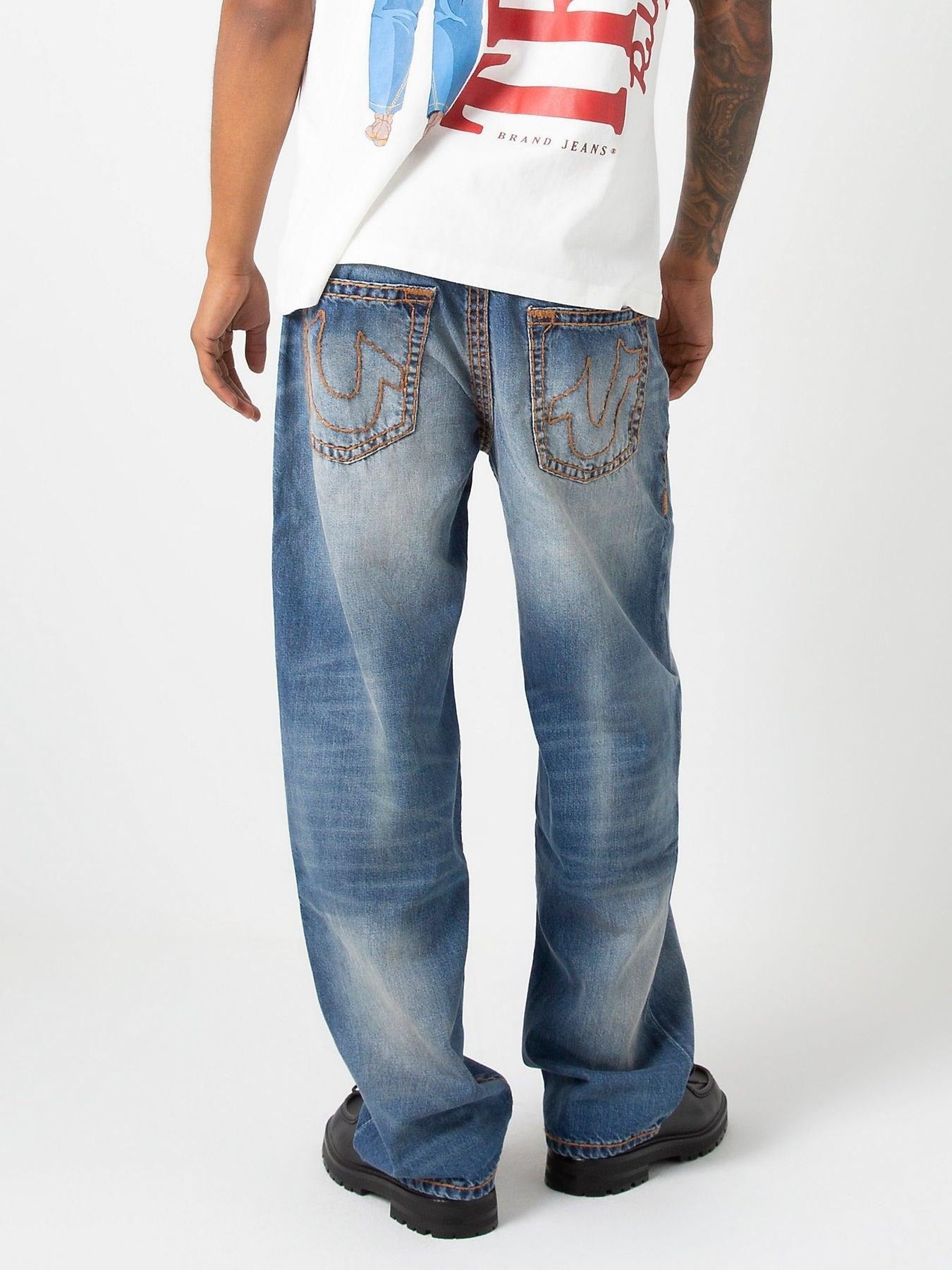 True Religion Mens  fit Denim Jeans 32 Athens Blue