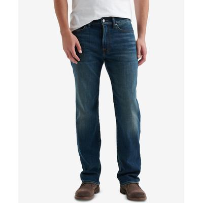 Lucky Brand Mens Denim Midrise Straight Leg Jeans Navy 33X30