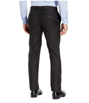 Kenneth Cole Mens Slim fit Dress Pants 38 / 30 Black Solid Stretch