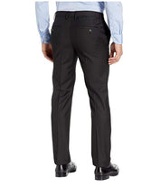 Kenneth Cole Mens Slim fit Dress Pants 38 / 30 Black Solid Stretch