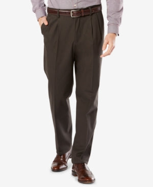 Dockers Mens Signature 2.0 Pants Med Brown 48 x 30
