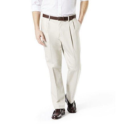 Dockers Men's Signature Classic Fit Pleated Pants Cloud 36 x 29