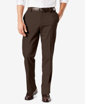 Dockers Big & Tall 46X34 Classic Fit Khaki Pants Brown
