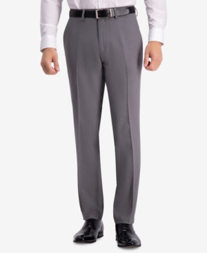 Kenneth Cole Mens Modern fit Dress Pants 36 / 29 Charcoal Grey Check