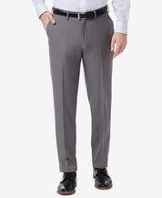 Haggar Men's Premium Comfort Slim-Fit Dress Pants Silver 32 x 29