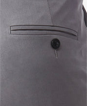 Haggar Mens Slim fit Dress Pants 32 / 29 Gray Solid