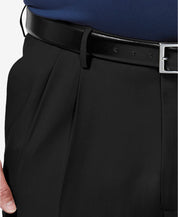 Haggar Men's Big & Tall Black Dress Pants 46 x 29