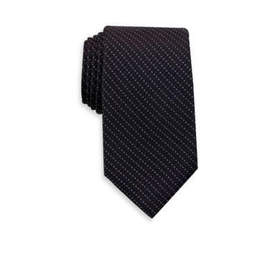 Nautica Men's Necktie Adrift Solid Black Tie Osfa Reg