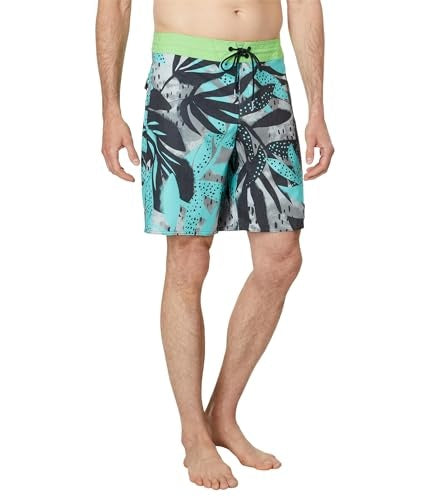 Volcom Mens Regular fit Swim Trunks Swimwear 32 Blue Floral