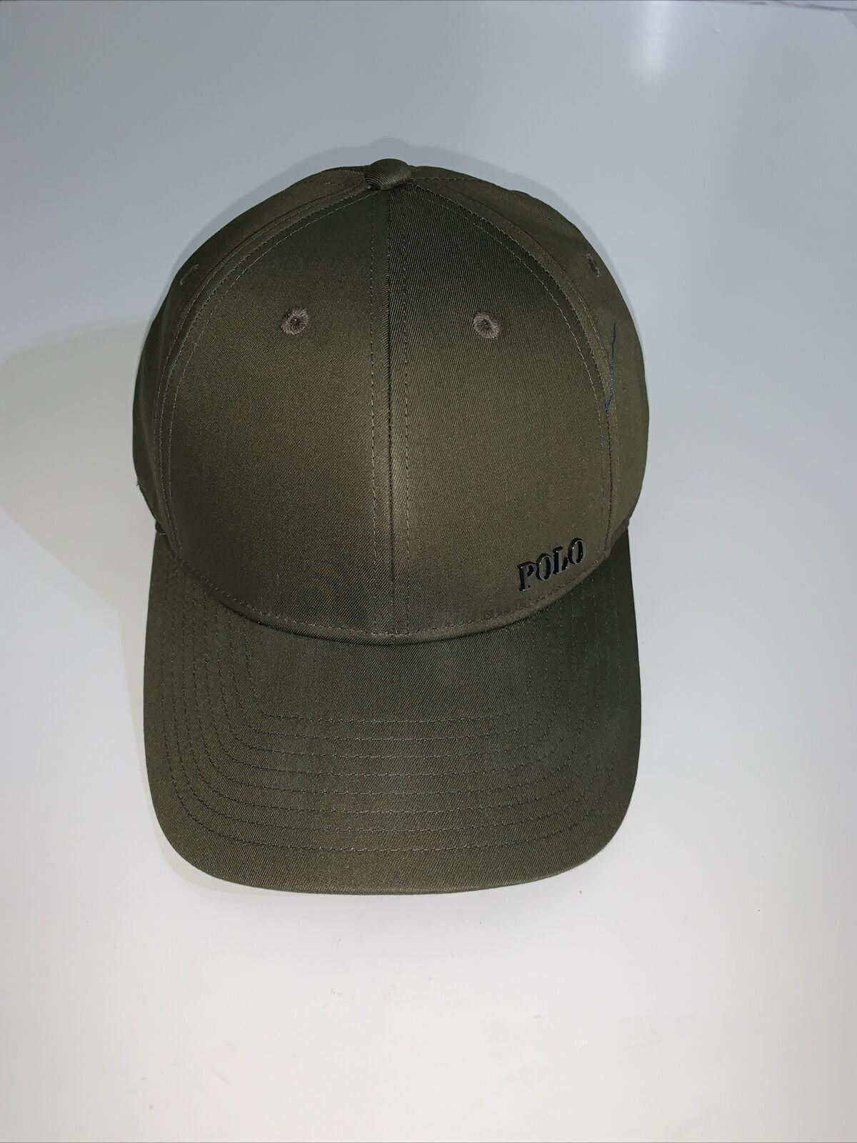 Polo Ralph Lauren Mens Baseball Cap Hat Logo Plaque Armadillo Green Adjustable