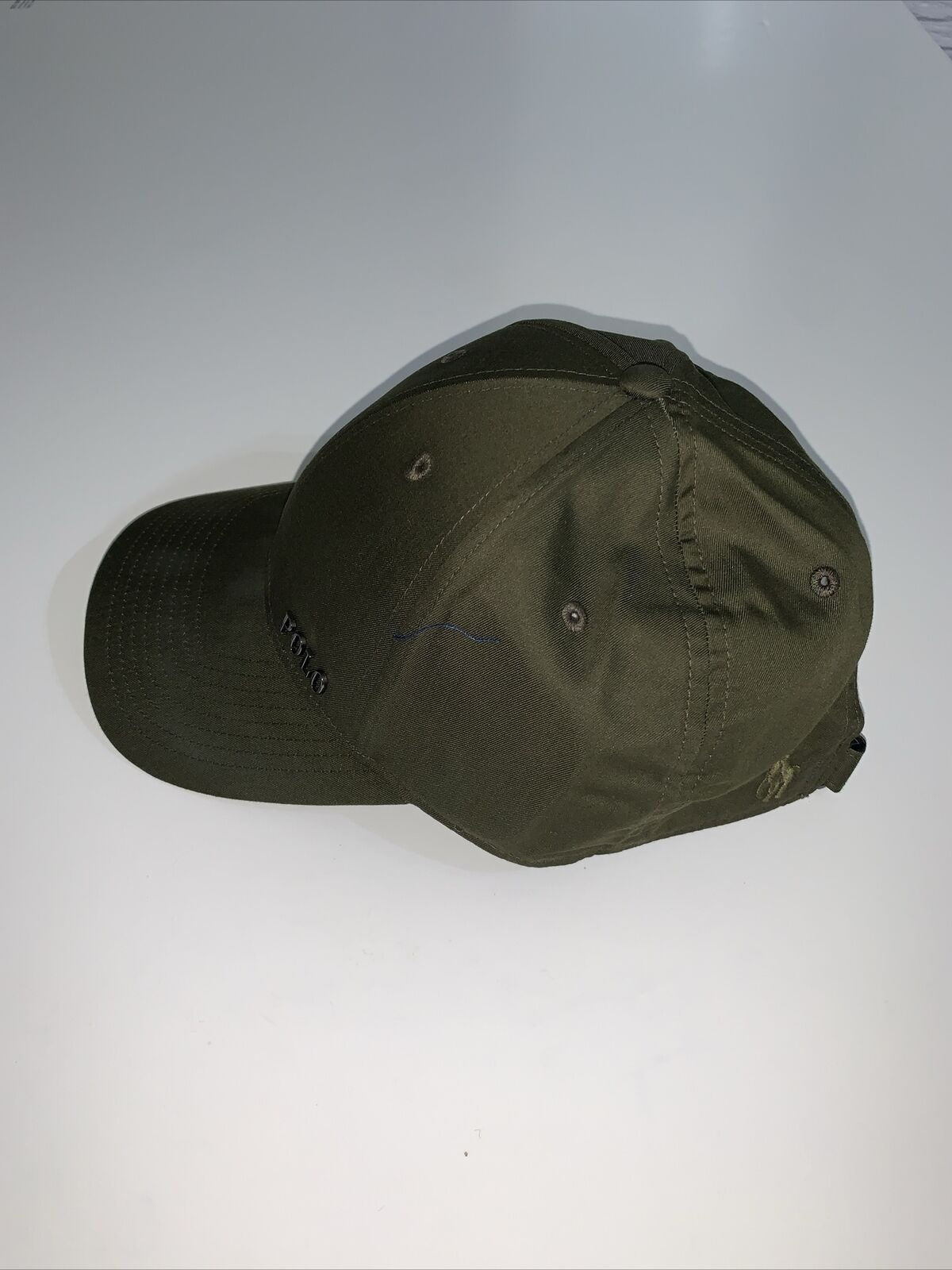 Polo Ralph Lauren Mens Baseball Cap Hat Logo Plaque Armadillo Green Pony