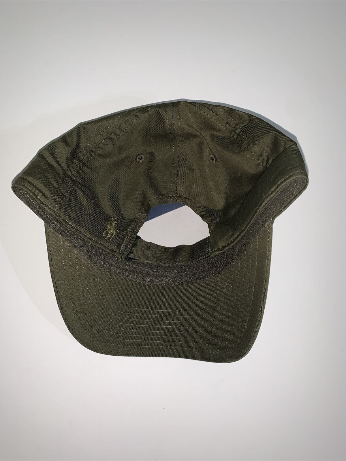 Polo Ralph Lauren Mens Baseball Cap Hat Logo Plaque Armadillo Green Pony