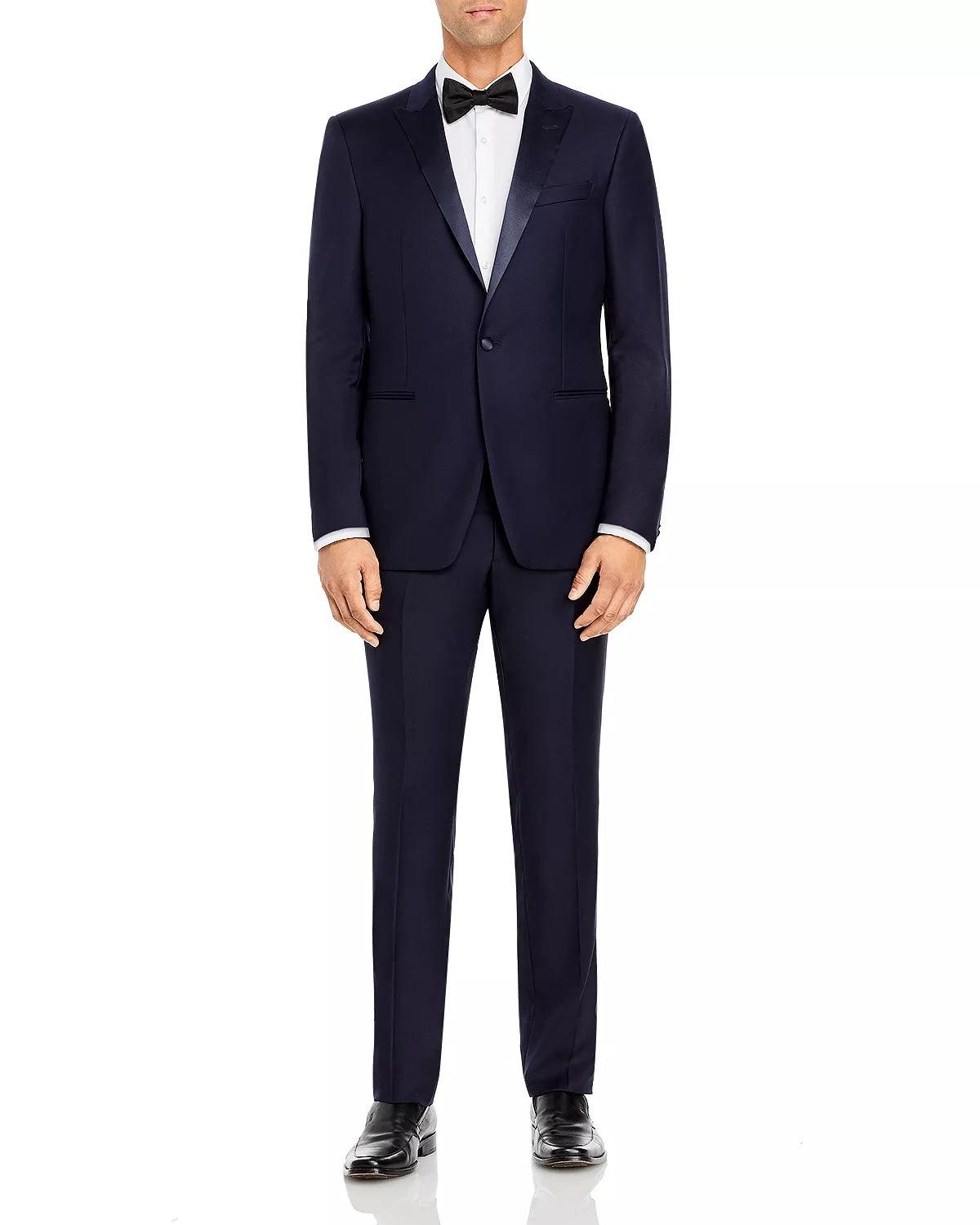 John Varvatos Star Usa Bleecker Slim Fit Tuxedo Jacket 40R Black