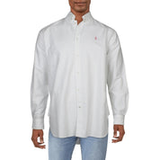 Polo Ralph Lauren Unisex Pink Pony Oxford Shirt White XL