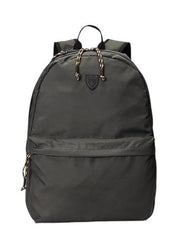 Polo Ralph Lauren Grey Logo Patch Signature Canvas Backpack Grey