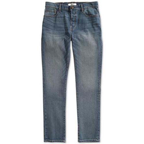Tommy Hilfiger Adaptive Men's Straight Fit Jeans with Magnetic Fly Blue 33"