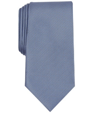 Perry Ellis Mens Regular fit Tie Necktie One Size Blue Storm Oxford