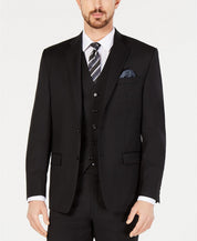 Lauren Ralph Lauren Mens Classic fit Suit Jacket Blazer 43 R Black Solid