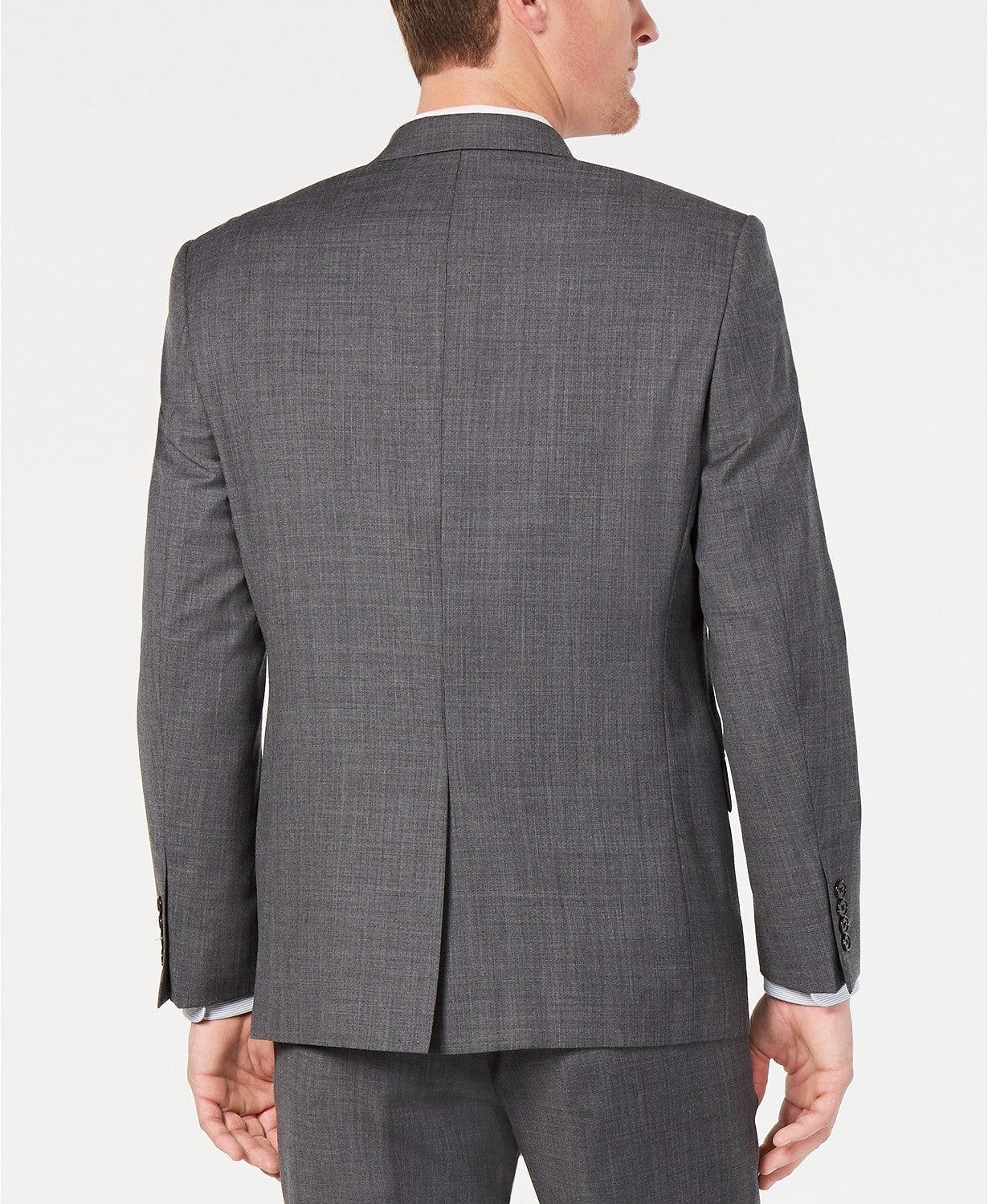 Lauren Ralph Lauren Mens Classic fit Suit Jacket Blazer 42 S Grey Solid Stretch